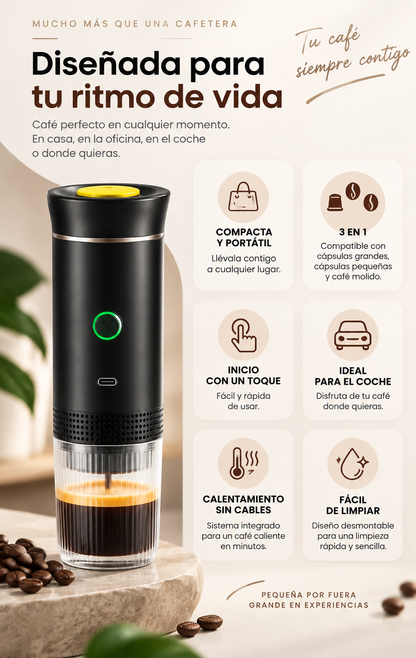 Cafetera Eléctrica Portátil 3 en 1