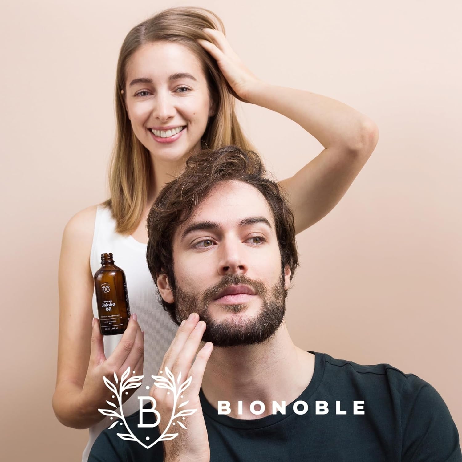 BIONOBLE Aceite De Jojoba 100 Puro Y Natural, Bio - Pelo, Piel - 100Ml