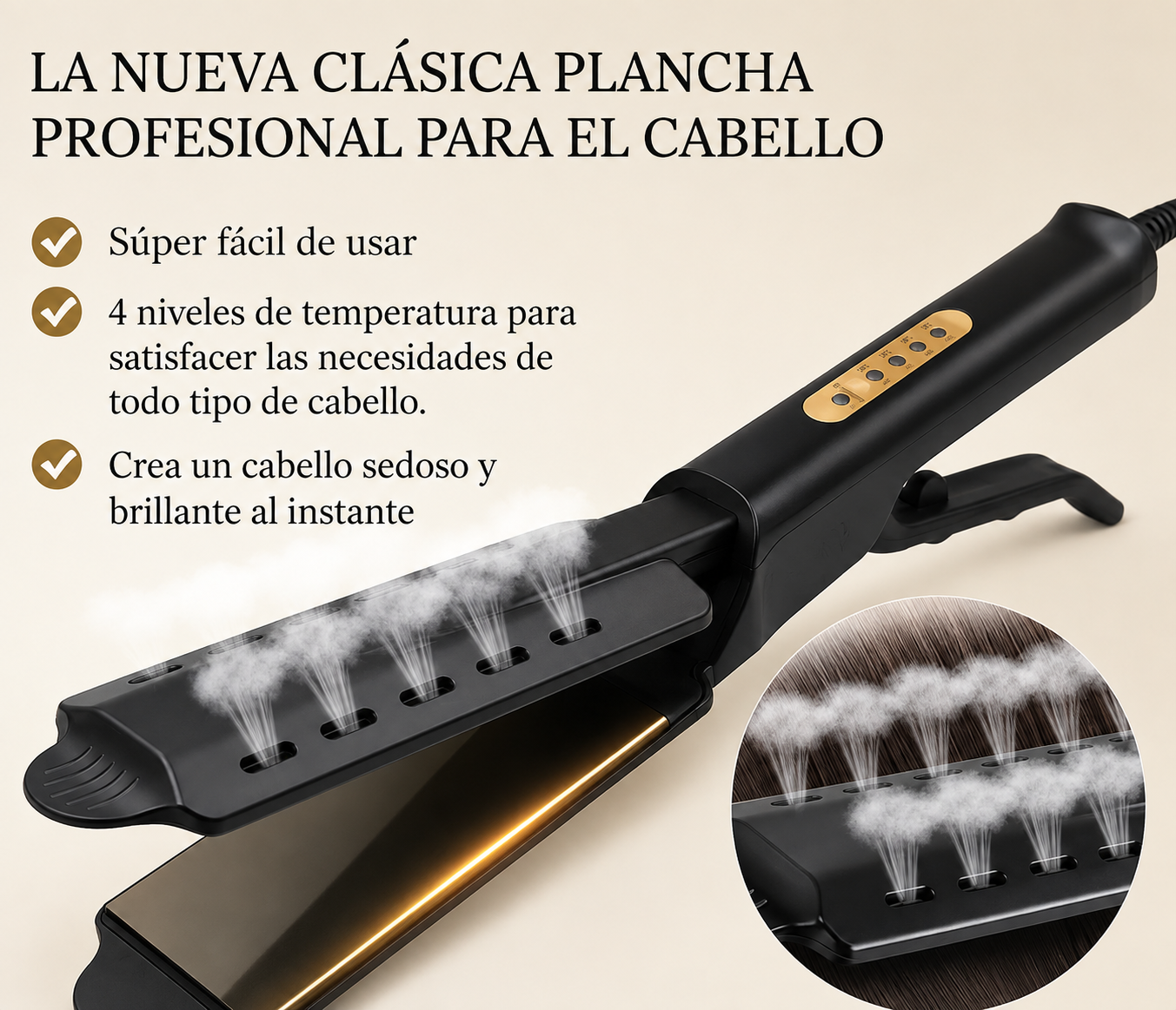 Plancha iónica 4 en 1
